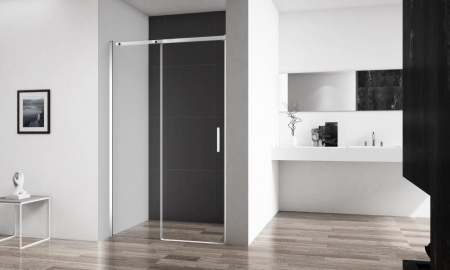 Фото душевая дверь belbagno acqua-bf-1-140-c-cr 140 см