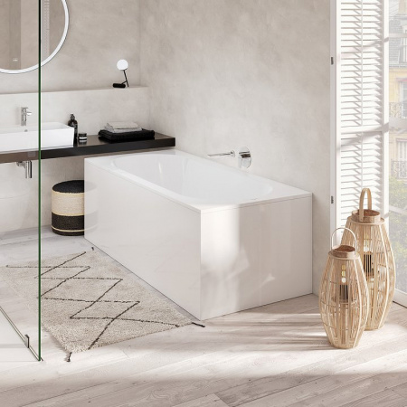 Фото акриловая ванна villeroy & boch oberon 160x75 см ubq160obe2v-01