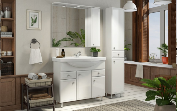Фото тумба с раковиной comforty сочи 100 см 00004134582