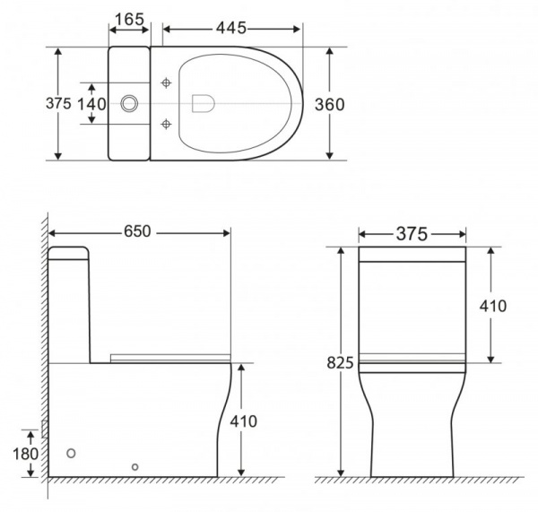 Фото унитаз напольный belbagno ancona bb1224cpr-p