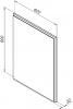 Фото зеркало aquanet nova lite 60 см 242620