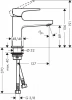 Фото смеситель для раковины hansgrohe metropol 32500700