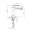 Фото смеситель для раковины caprigo atlantic 51-020-crm