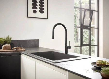 Фото смеситель для кухонной мойки hansgrohe talis classic 72800670