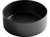 Фото раковина накладная ceramicanova element 35.8 см, цвет: черный cn6032mb