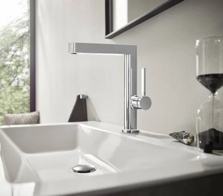 Фото смеситель для раковины hansgrohe finoris 76063000