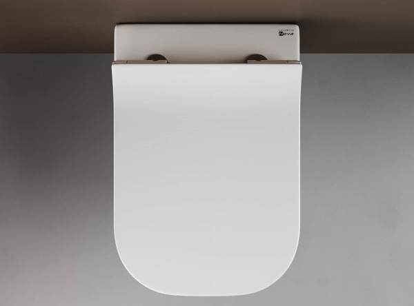 Фото унитаз подвесной, безободковый ceramicanova new day cn3005