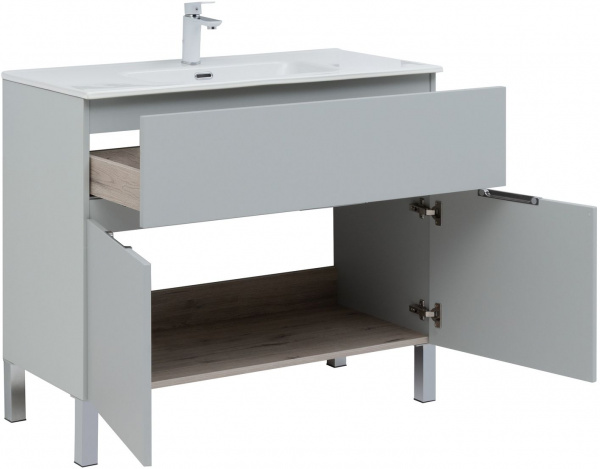 Фото тумба под раковину aquanet алвита new 100 см 277556