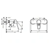 Фото смеситель для душа hansgrohe novus loop 71360000
