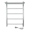 Фото электрический полотенцесушитель indigo arc 60/40 с полкой lcae60-40pr