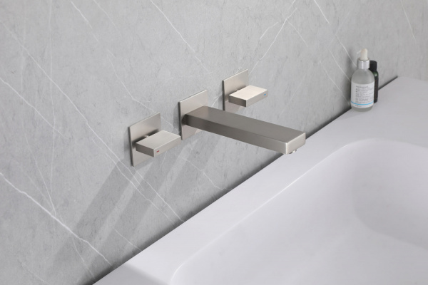 Фото встраиваемый смеситель для раковины abber daheim af82122sp