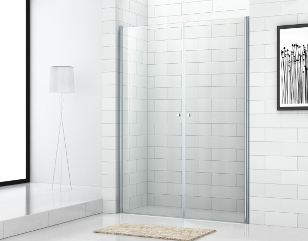 Фото душевая дверь cezares eco-o-b-2-80-c-cr 80 см