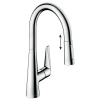 Фото смеситель для кухонной мойки hansgrohe talis 73876000