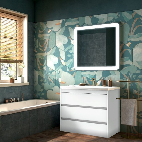 Фото тумба под раковину art&max family 100 см family-1000-3c-pia-bl