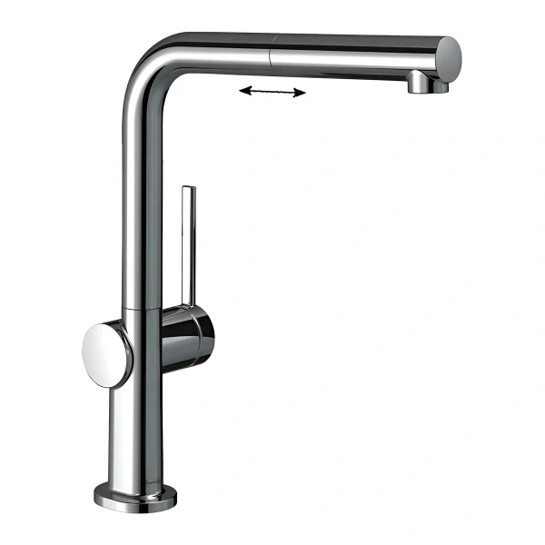 Фото смеситель для кухонной мойки hansgrohe talis 72845000