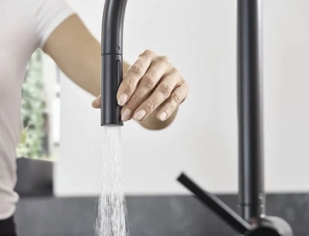 Фото смеситель для кухонной мойки hansgrohe talis classic 72800670
