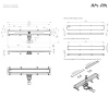 Фото душевой трап am.pm masterflow 90 см w01sc-u11-090-04sb