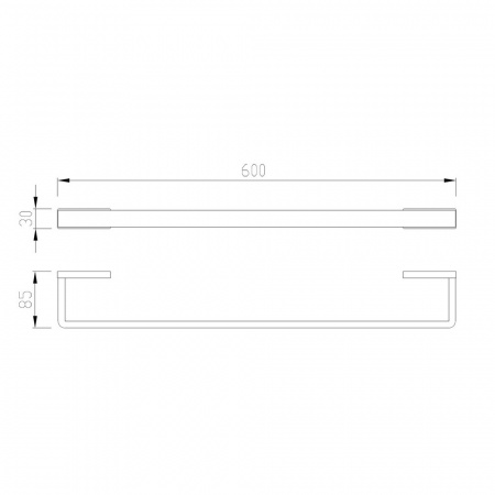 Фото полотенцедержатель abber westen aa1754ng