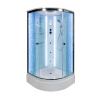 Душевая кабина DTO 100x100 см EM2710LED+GM с гидромассажем