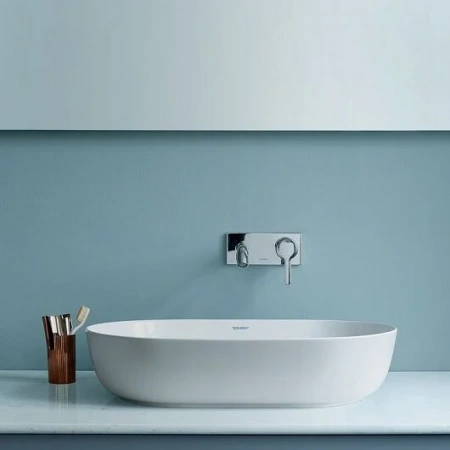 Фото раковина накладная duravit luv 80 см 379800000
