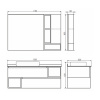 Фото тумба с раковиной comforty прага 120 см 00-00014833