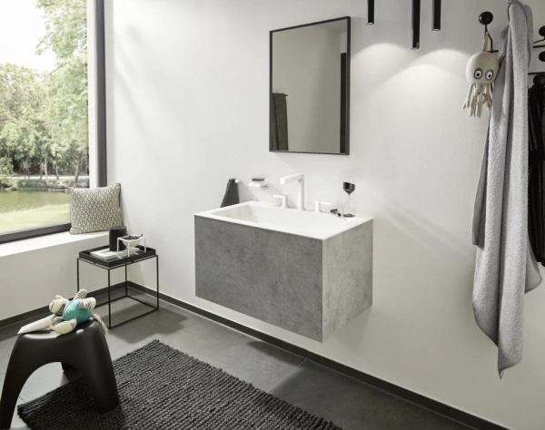 Фото смеситель для раковины hansgrohe finoris 76034700