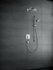 Фото верхний душ с держателем hansgrohe raindance select s 300 2jet 27378400