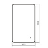 Фото зеркало abber see 60 см ag6102scb