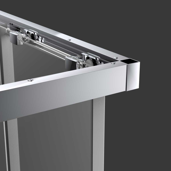 Фото душевое ограждение vincea soft 90x90 см  vss-3so900clb