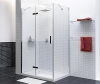 Фото душевое ограждение wasserkraft aller 120x80 см 10h06black l/r