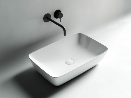 Фото раковина накладная ceramicanova form 58 см, цвет: белый cn2003