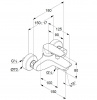Фото смеситель для ванны kludi pure&solid 346810575