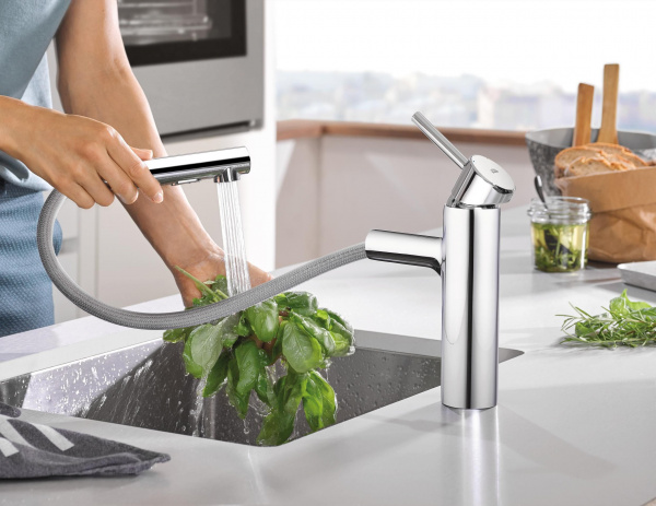 Фото смеситель для кухни grohe concetto new 30273001, цвет: хром