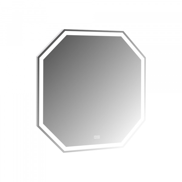 Фото зеркало с подсветкой belbagno 80 см spc-ott-800-800-led-tch-warm
