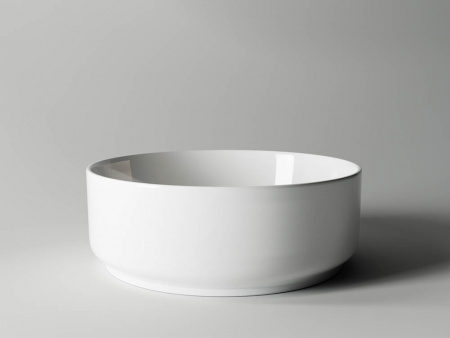 Фото раковина накладная ceramicanova element 36 см, цвет: белый cn5001