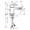 Фото смеситель для биде hansgrohe vernis shape 71219000