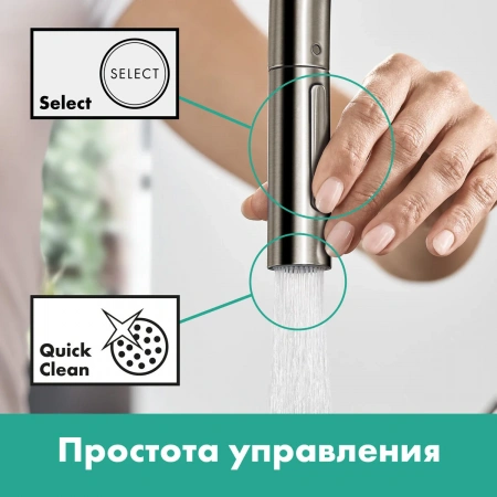 Фото смеситель для кухонной мойки hansgrohe talis classic 72800670