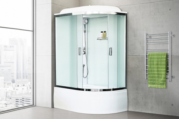 Фото душевая кабина royal bath вк rb8120bk5-wc-ch-l 120x80 см