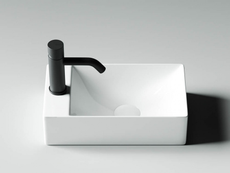 Фото раковина подвесная ceramicanova element 37.5 см, цвет: белый cn5008