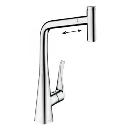 Фото смеситель для кухонной мойки hansgrohe select 14786000