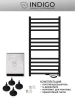 Фото электрический полотенцесушитель indigo attic romb 100/50 lсlatcre100-50brrt
