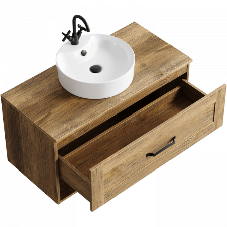 Фото тумба под раковину aqwella craft 100 см crf0110db