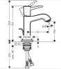 Фото смеситель для раковины hansgrohe metropol classic 31301090