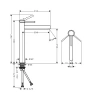 Фото смеситель для раковины hansgrohe finoris 76070700