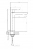 Фото смеситель для раковины belbagno ancona ancona-lmc-crm