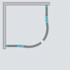 Фото душевое ограждение radaway almatea pdd 90x90 см 30502-01-08n