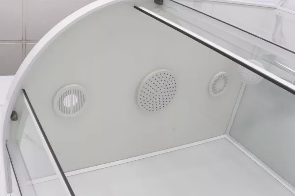 Фото душевая кабина frank f409/2 м white 90x90 см 20032