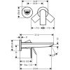 Фото смеситель для раковины hansgrohe rebris e 72568000