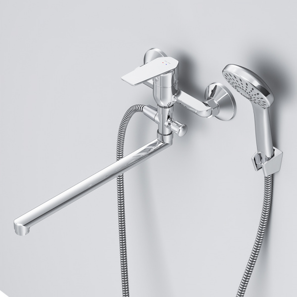 Фото смеситель для ванны и душа am.pm gem f90a90100