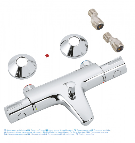 Фото термостатический смеситель для ванны grohe grohtherm 800 34567000